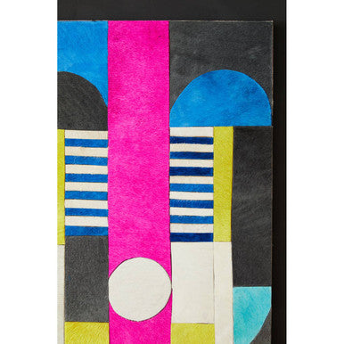 Safira Genuine Leather Multicoloured Wall Art