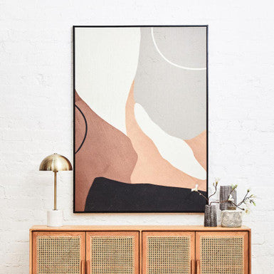 Astratto Neutral Abstract Canvas Wall Art