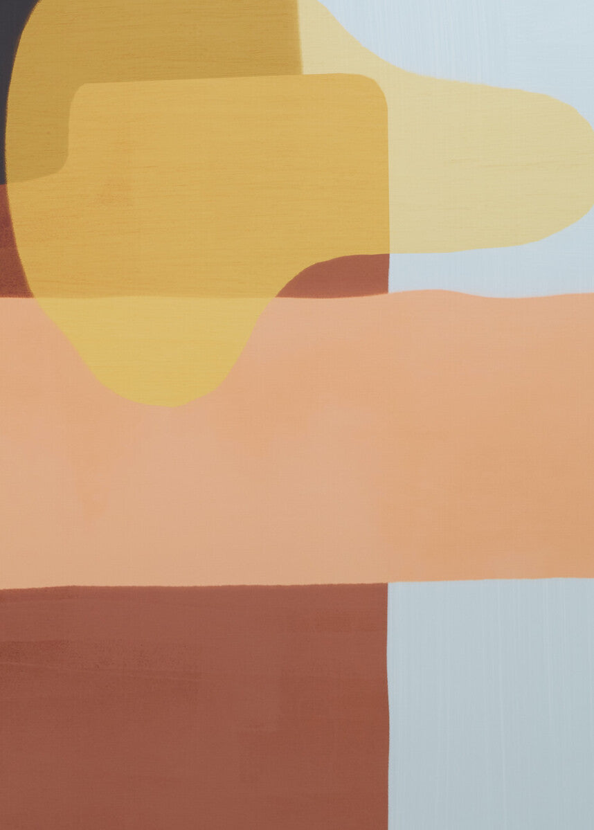 Astratto Multi Coloured Canvas Wall Art