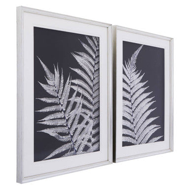 Nason Set Of Two Leaf Print Wall Art