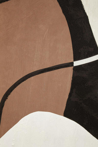 Set of 2 Abstract Earthy Tones Canvas Wall Art | Astratto