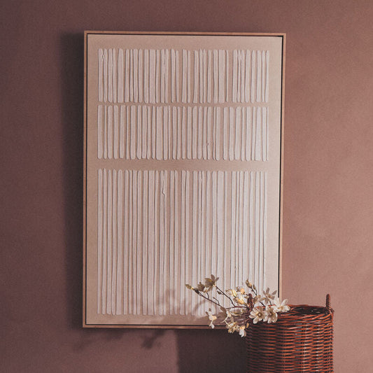 Astratto Natural Textured Canvas Wall Art