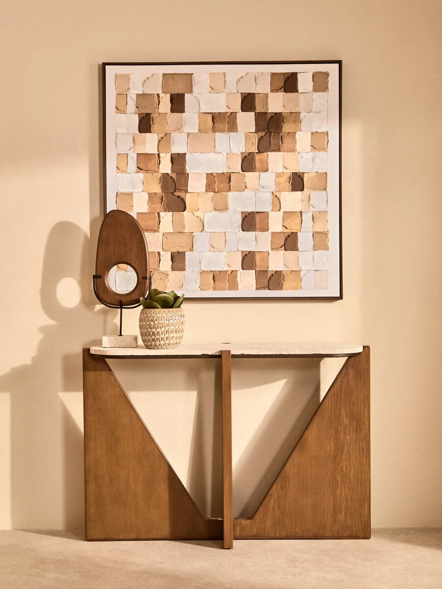 Textured Wall Art in Neutral Tones | Astratto