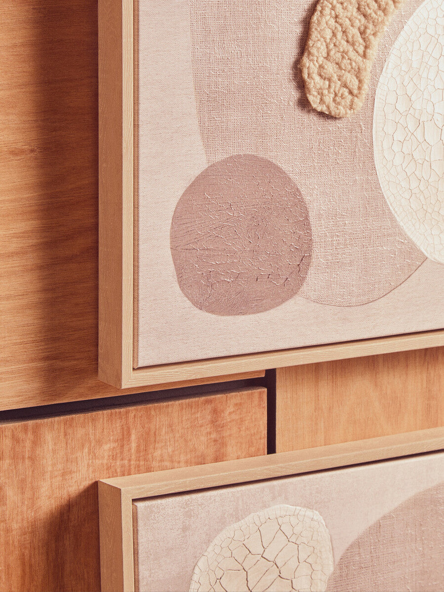 Astratto Set Of 2 Natural Textured Wall Art