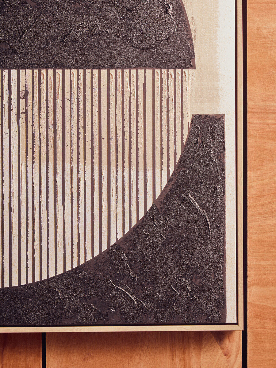 Astratto Black and Cream Wall Art