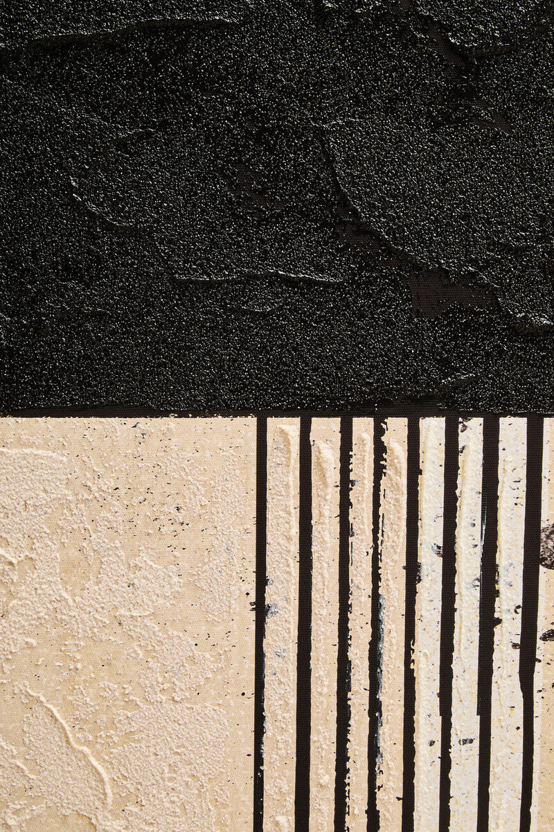 Astratto Black and Cream Wall Art
