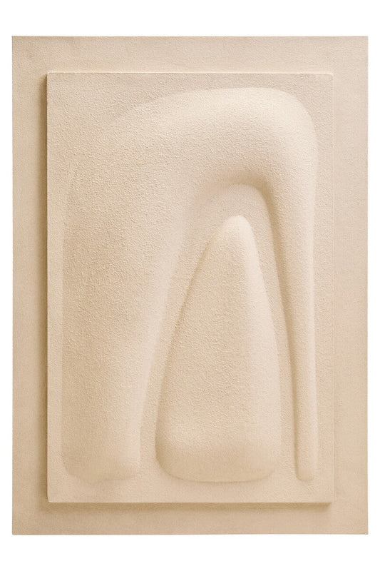 Astratto 3D Cream Wall Art