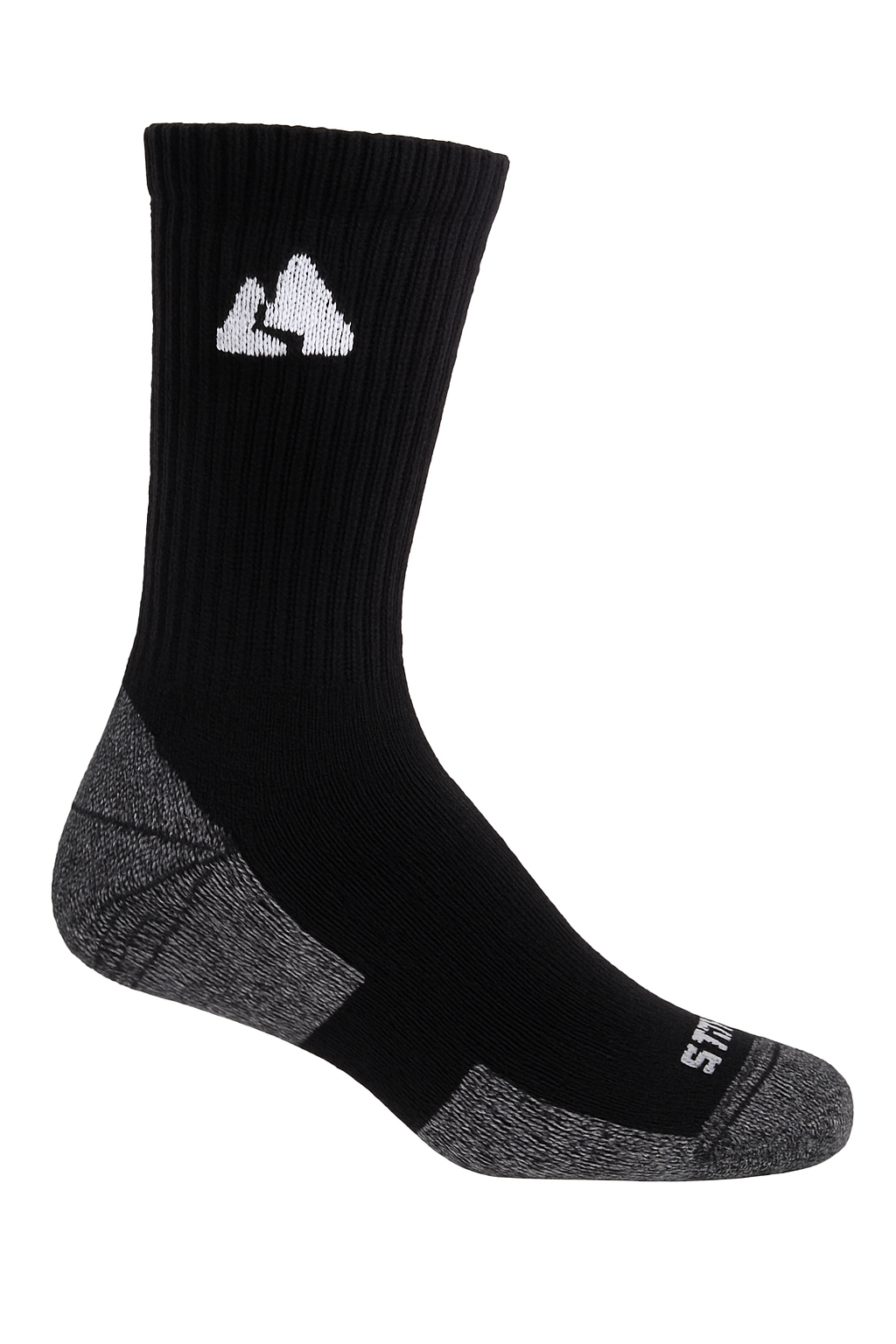 Black Merino Wool Hiking Socks | Winter Trekking | Unisex