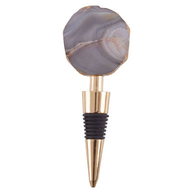 Natural Bottle Opener and Stopper Set | Bowerbird Agata