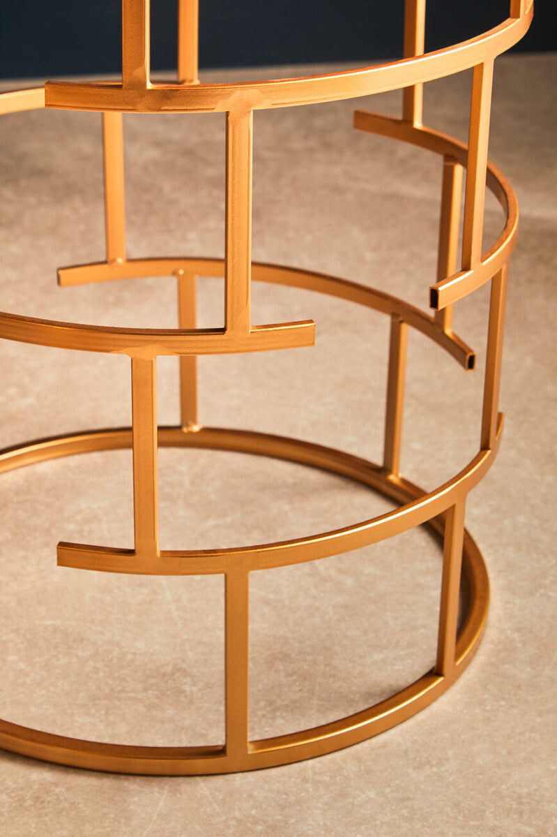 Avantis Set Of 2 Maze Design Side Tables