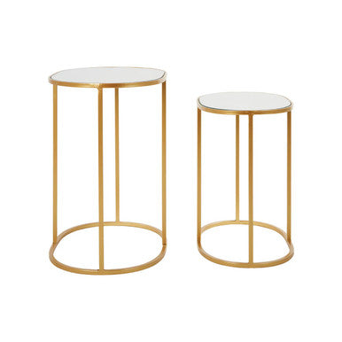 Avantis Set Of 2 Oval Side Tables