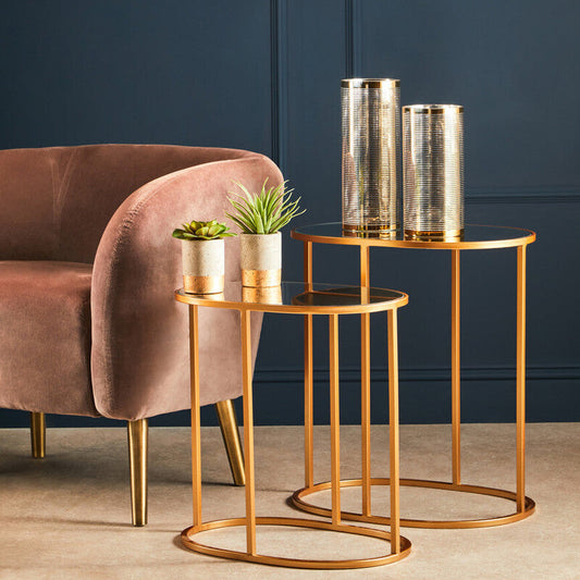 Avantis Set Of 2 Oval Side Tables