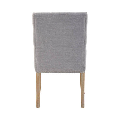Grey Linen Dining Chair | Kensington Townhouse