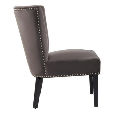 Mink Winged Dining Chair | Kensington Townhouse