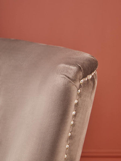 Mink Winged Dining Chair | Kensington Townhouse