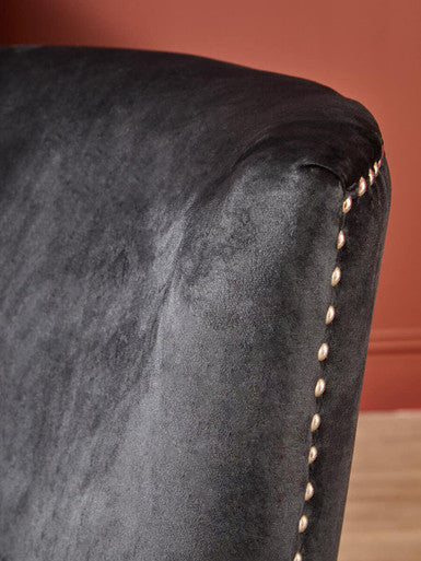 Kensington Townhouse Black Winged Dining Chair