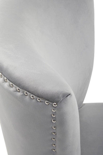 Kensington Townhouse Grey Winged Dining Chair