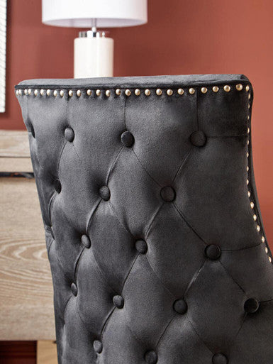 Black Velvet Dining Chair | Kensington Townhouse