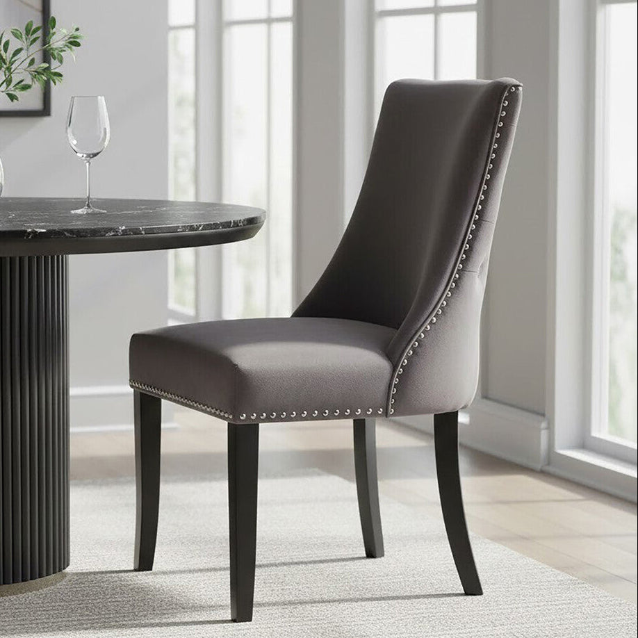 Kensington Townhouse Dark Grey Dining Chair