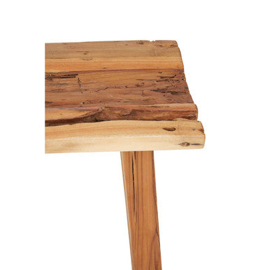 Kendari Brown Teak Wood Stool