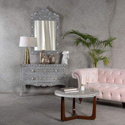 Fusion 2 Drawer Chest with Mother of Pearl Inlay