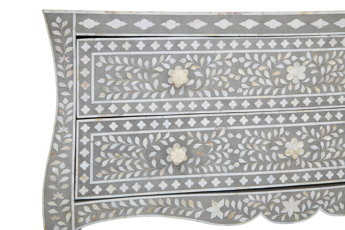 Fusion Chest of 2 Drawers with Mother of Pearl Inlay