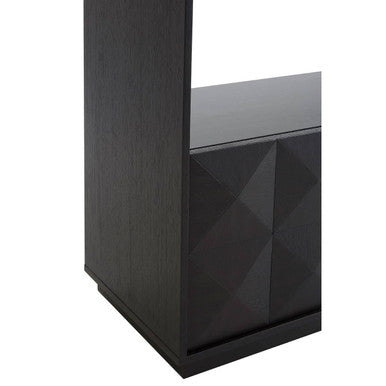 Diamond Oak Veneer Shelf Unit