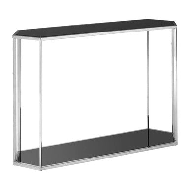 Piermount Silver Frame Console Table