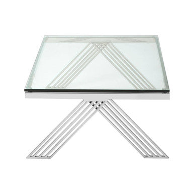 Piermount Clear Glass Coffee Table