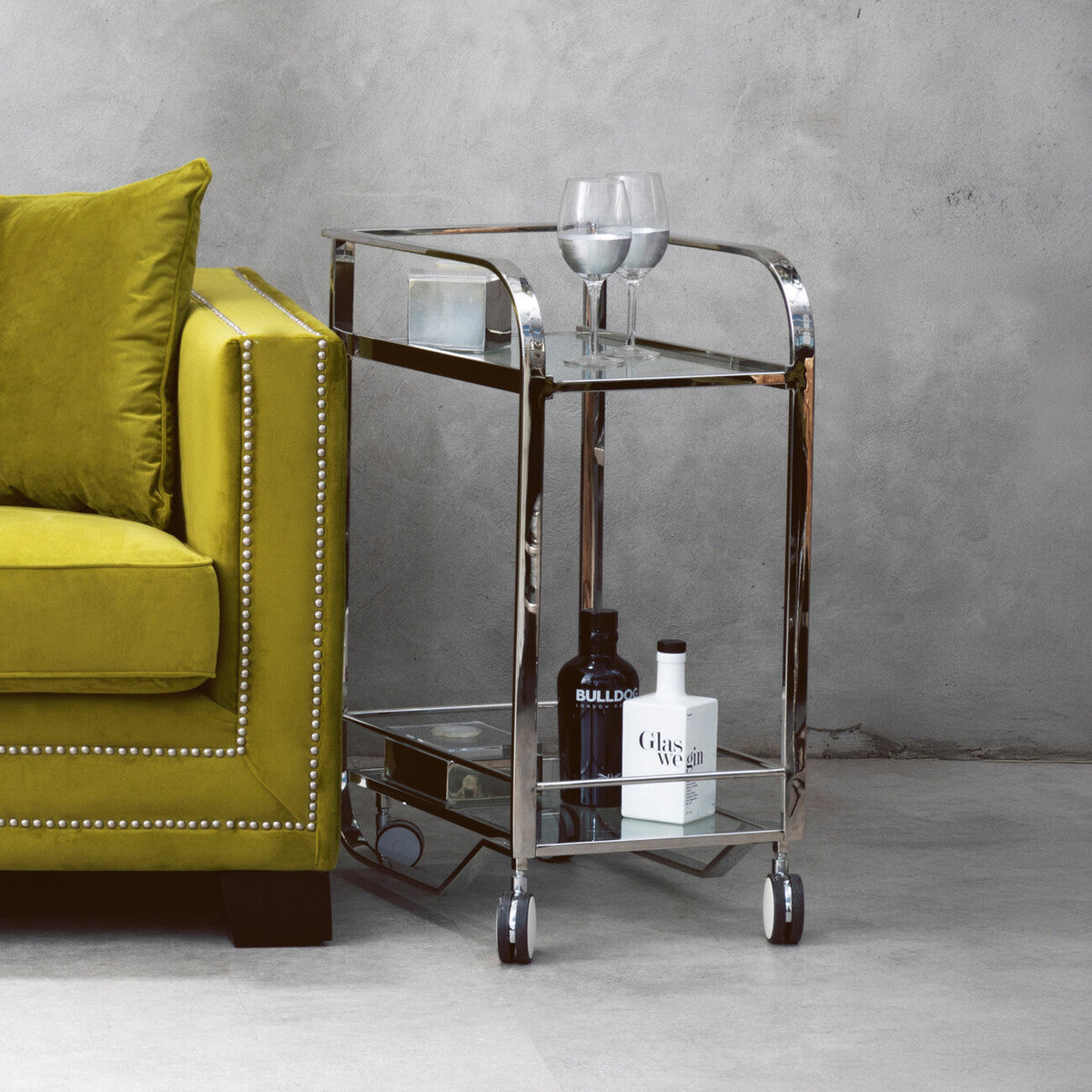 Piermount 2 Tier Serving Trolley
