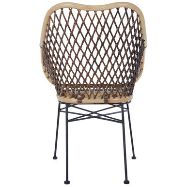 Manado Natural Croco Rattan Arm Chair