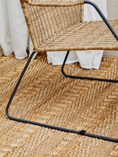 Manado Angled Design Natural Rattan Chair