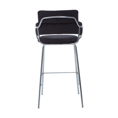 Black Velvet Bar Chair | Tamzin