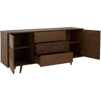 Oak and Elm Wood Sideboard | Salvar