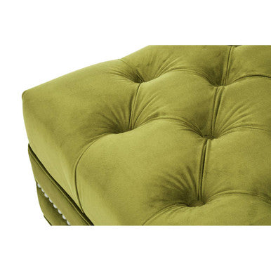 Sofia Moss Velvet Footstool