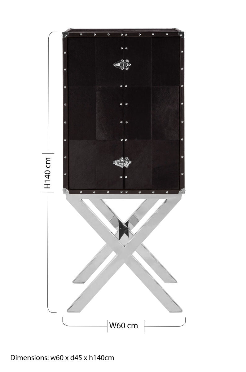 Kensington Townhouse Cross Base Drinks Cabinet