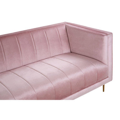 Otylia 3 Seat Pink Sofa