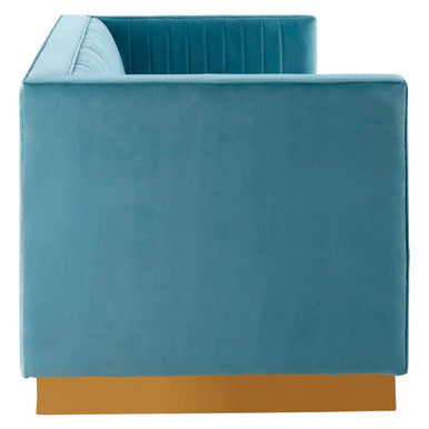 3 Seater Light Blue Sofa | Opal