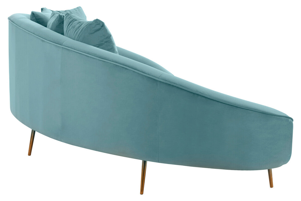 Osdin 4 Seat Light Turquoise Sofa