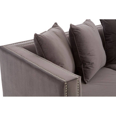 Sofia 2 Seat Viola Brown Sofa