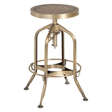 Gator Brass Adjustable Stool