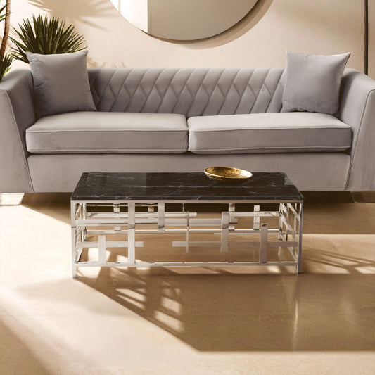 Aprilia Black Marble Coffee Table