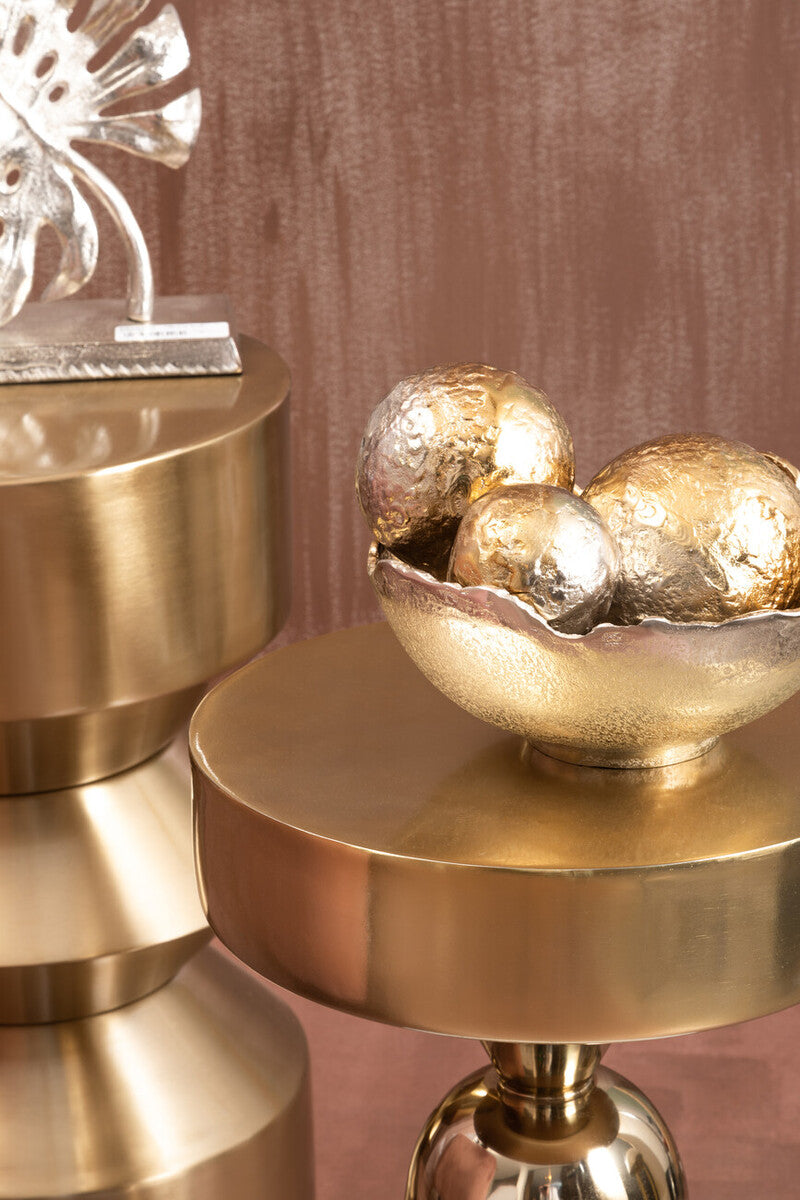 Martini Gold And Ivory Side Table