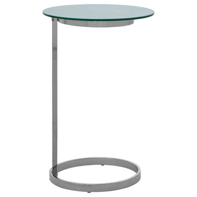 Oria End Table With White Marble Effect Top