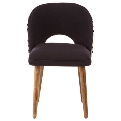 Cefena Black and White Moroccan Design Chair