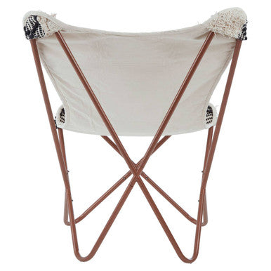 Black and White Pattern Butterfly Chair | Cefena