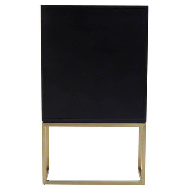 Dumas Black and White Two Door Cabinet