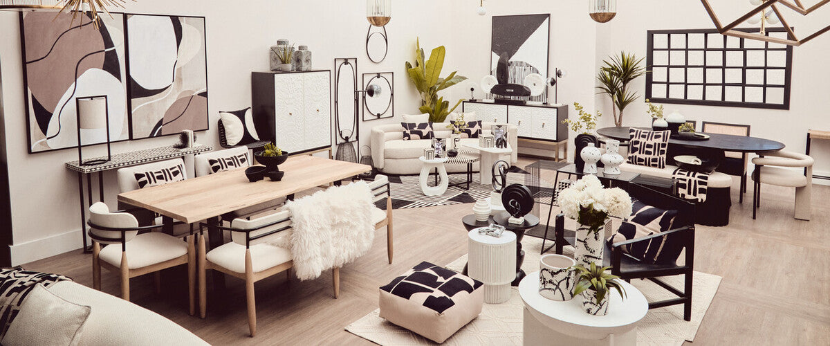 Dumas Black and White Two Door Cabinet