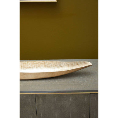 Grey Shagreen Effect Media Unit | Deskey