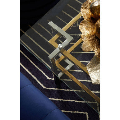 Elino Silver and Gold Coffee Table